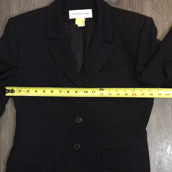 Jones New York fitted wool blazer - Picture 4 of 10